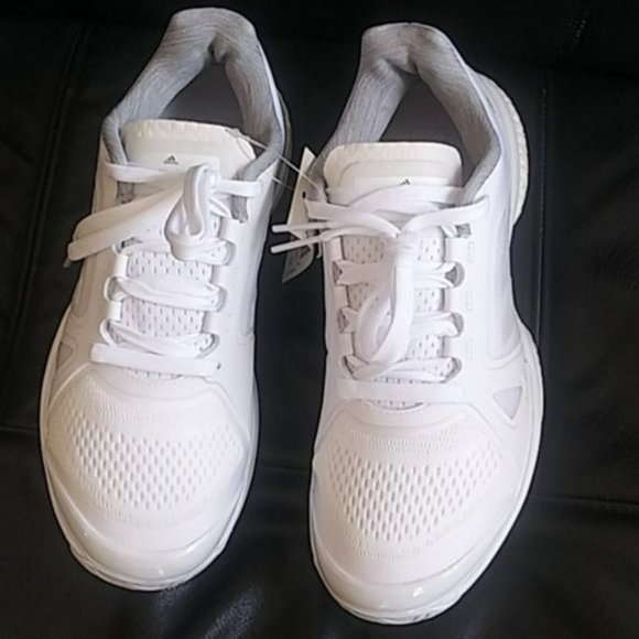 NWT Adidas Stella McCartney Women Tennis Boost Shoes White 9.5 main image 4